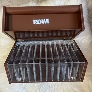 2 Vintage Rowi Cassette Tape Holder Cases  Wall Mount